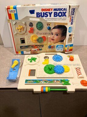 Vintage 1977 Gabriel Disney Baby Busy Board